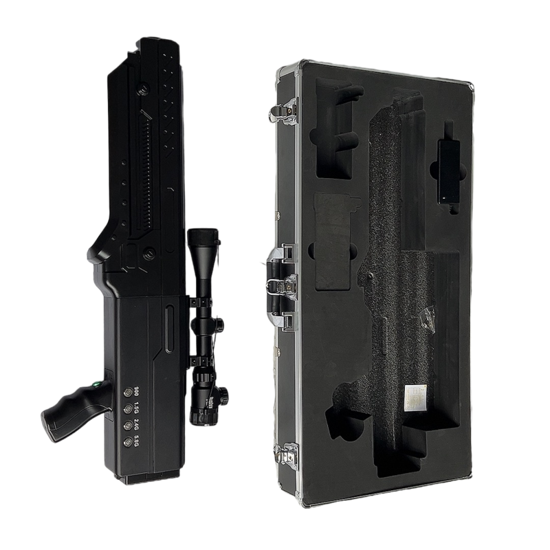  龙湖手持便携式枪型低空防御反制四通道A型