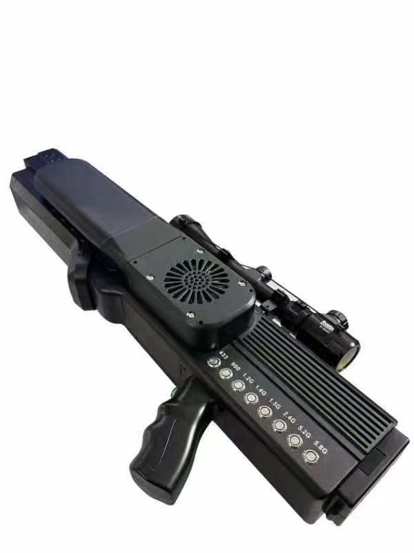  龙湖手持便携式枪型低空防御反制八通道